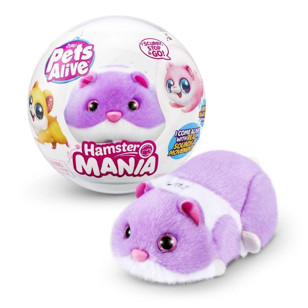 Pelúcia Interativa Hamster Mania - Movimento Divertido