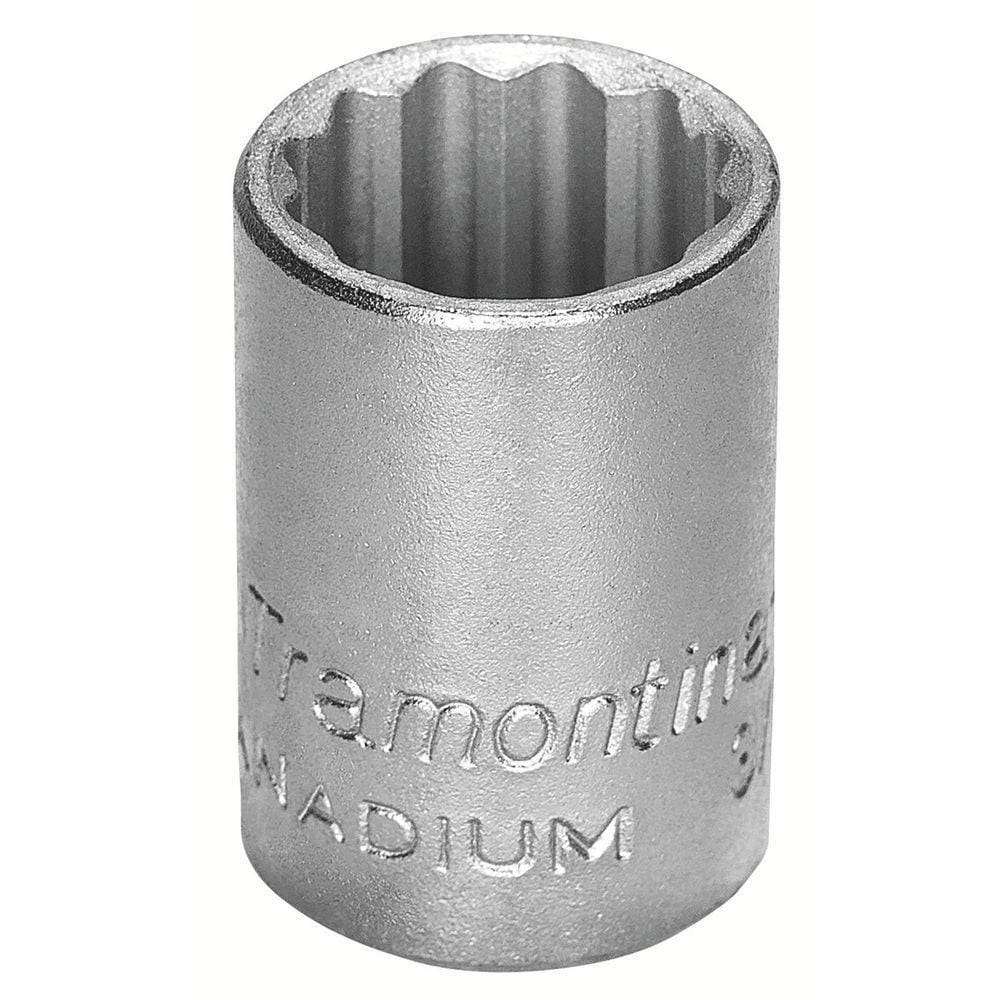 Soquete Estriado Em Aço Cromo Vanádio 5/8” - Encaixe 3/8” Tramontina Pro Tramontina