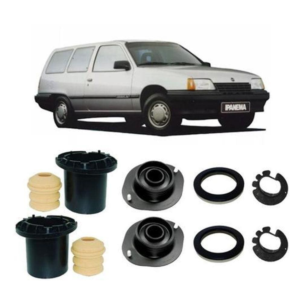 Par Kit Coxim Rolamento Batente Dianteiro Ipanema 1989 1990