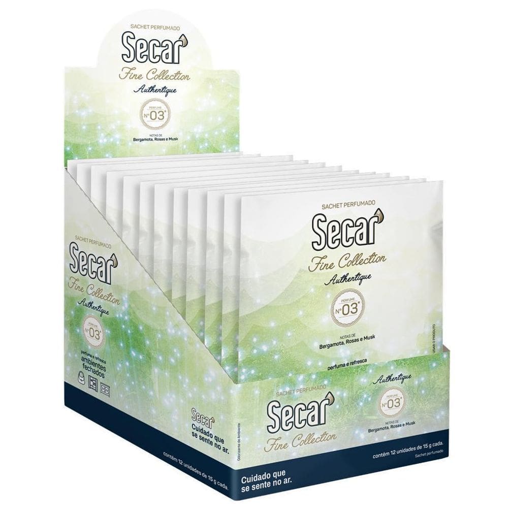 Sache Perfumado Secar Fine Collection 12X15G - Authentique