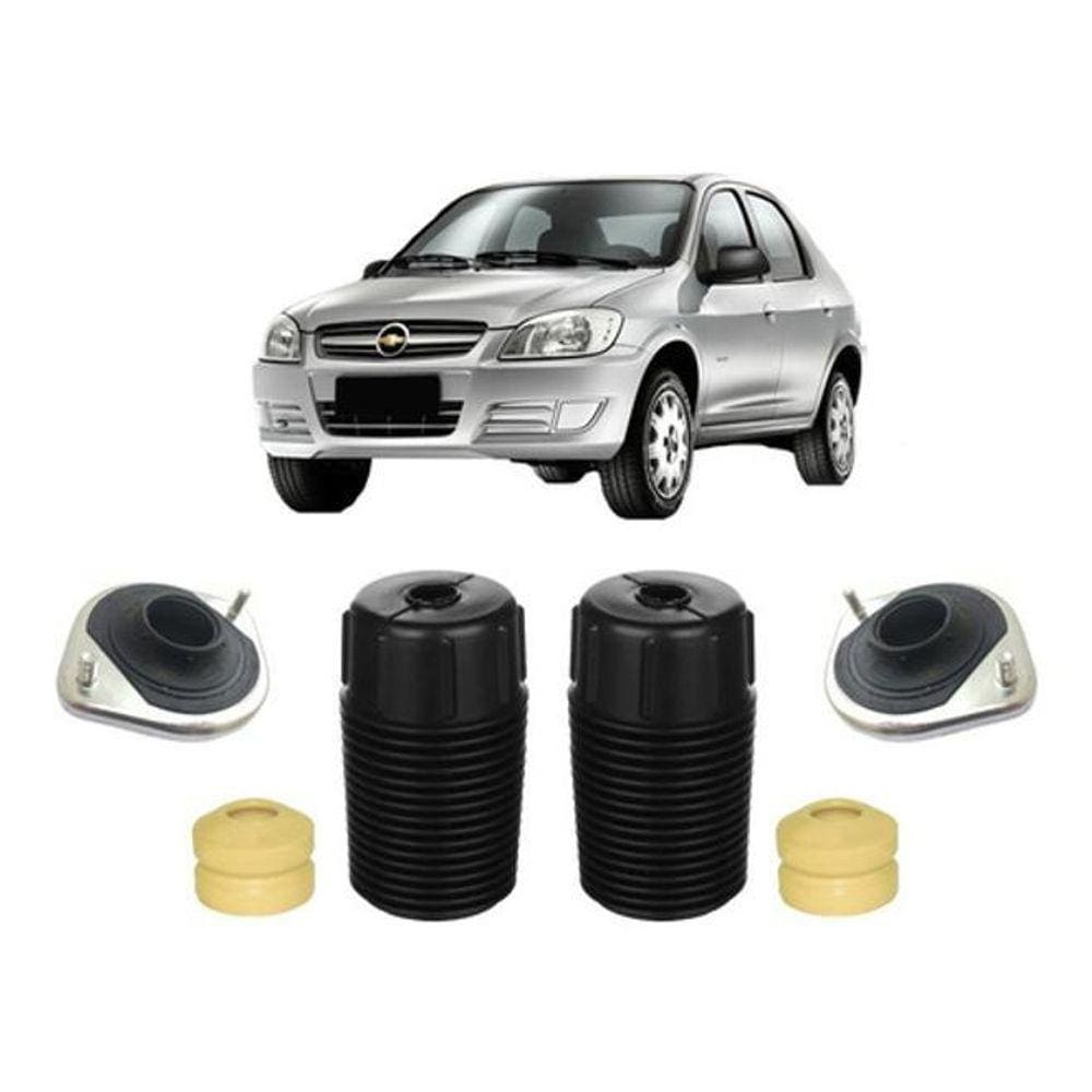 Kit Amortecedor Dianteiro Prisma 2007-2011 - Coxim e Batente