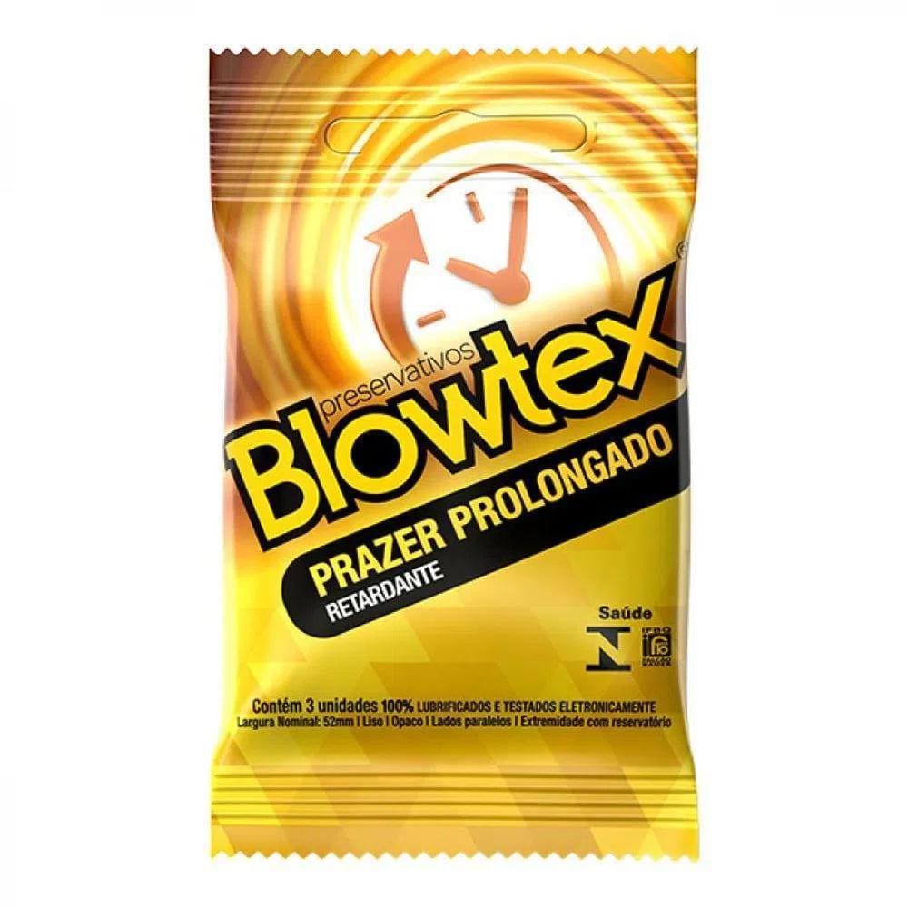 Preservativos Lubrificado Camisinha Ação Retardante Blowtex