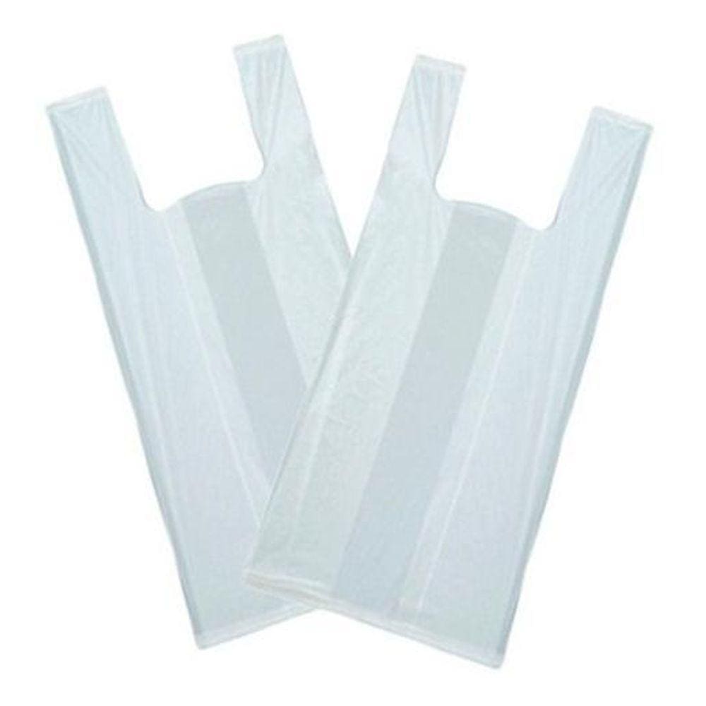 Sacola Reciclada Branca Pacote Com 5Kg 70X90
