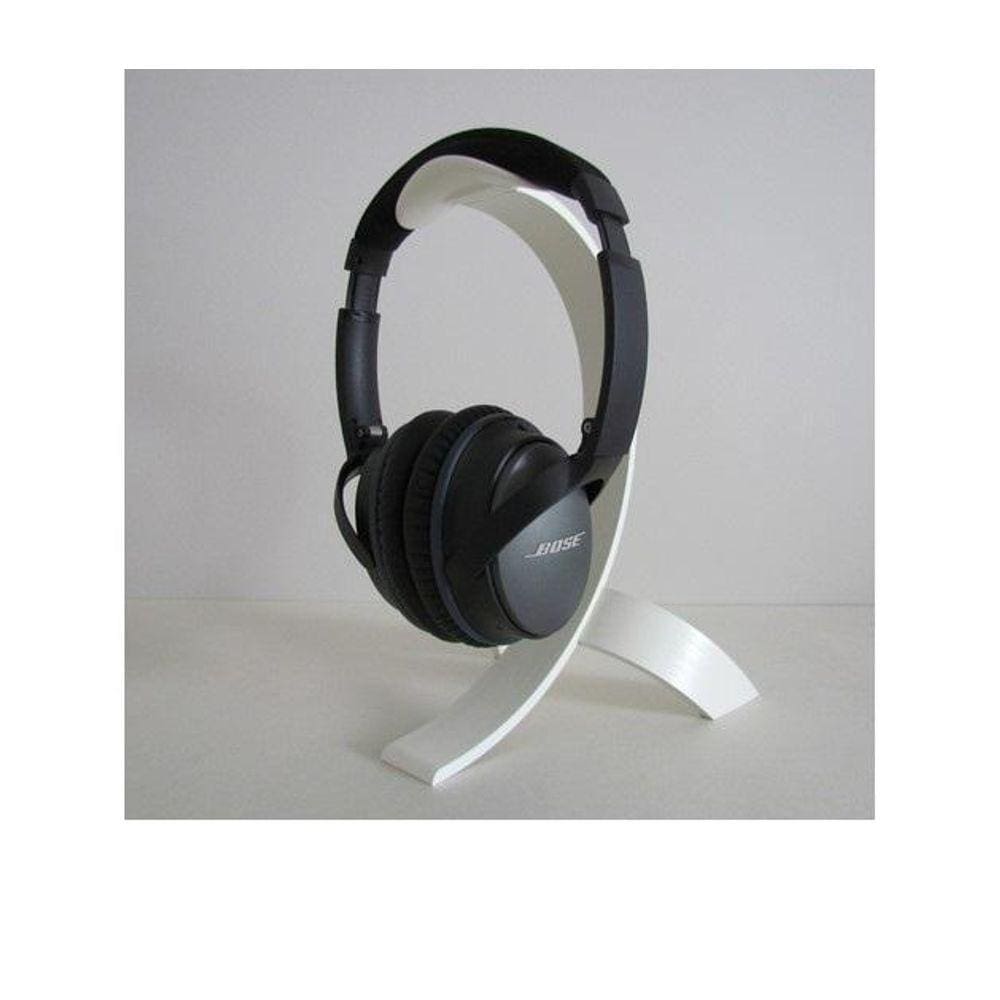 Suporte Fone de Ouvido Headphone Stand Moderno - Branco
