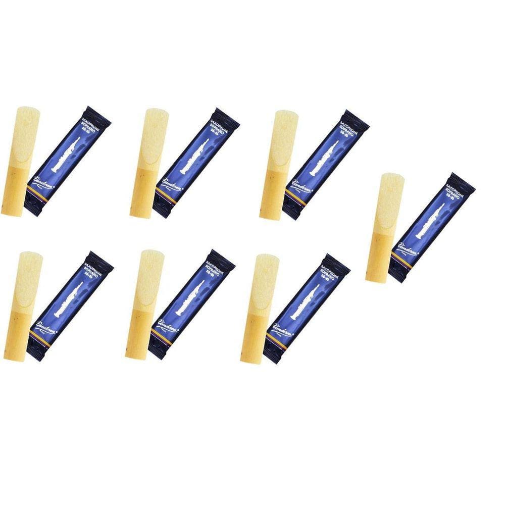 Kit 7 Palhetas Sax Soprano Vandoren 2