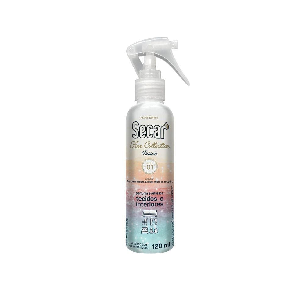 Home Spray Secar Fine Collection 3X120Ml - Passion