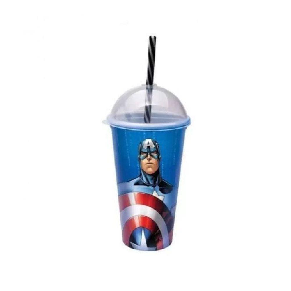 Copo Shake Capitão América De 500 Ml