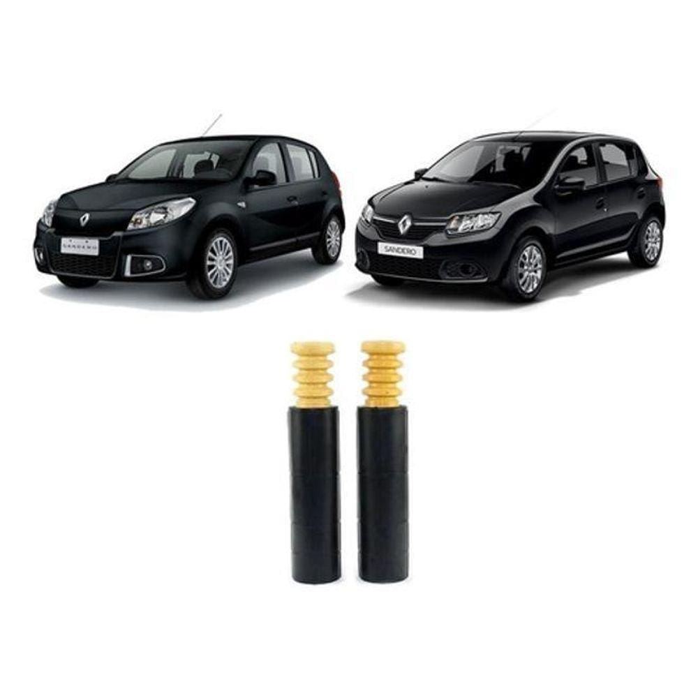 Par Batente Coifa Traseiro Sandero 2013 2014 2015 2016 2017