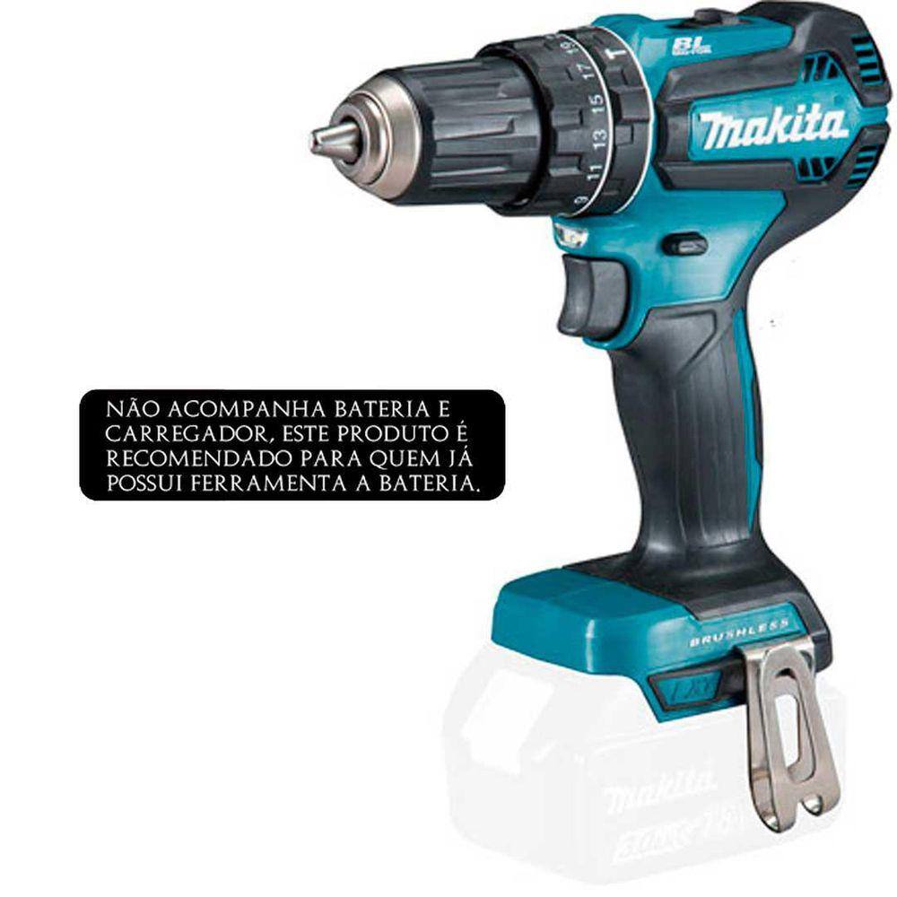 Parafusadeira / Furadeira Impacto 1/2 Bat 18V Makita Dhp485Z