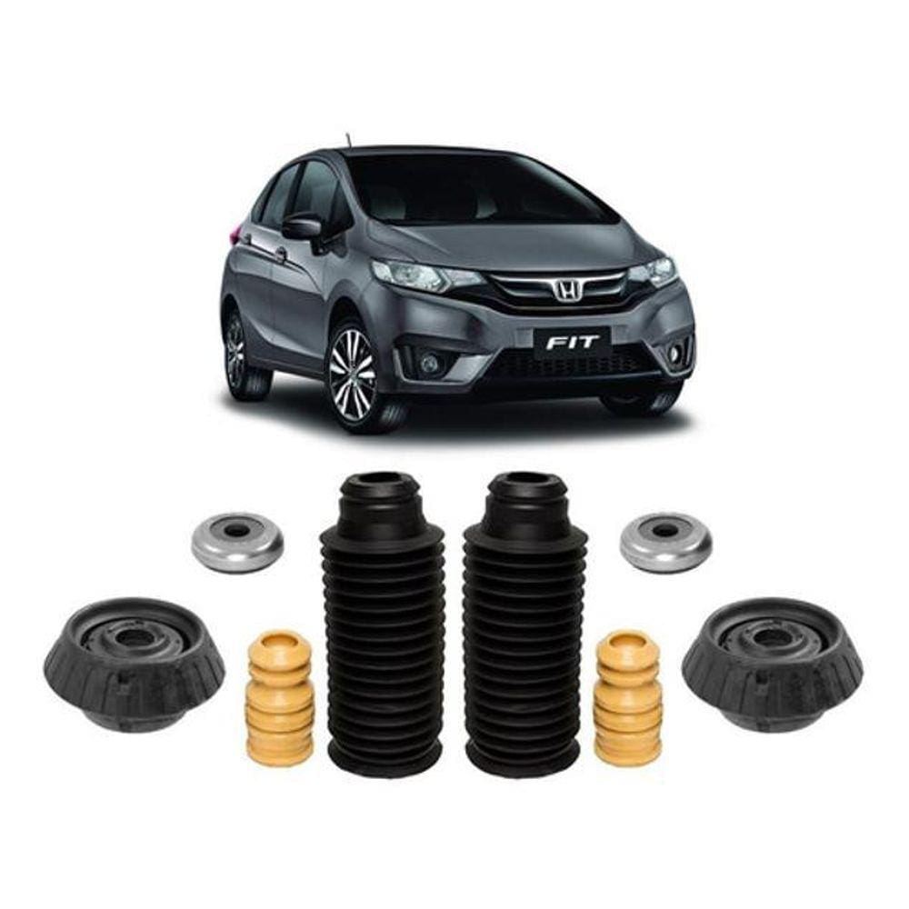 Par Kit Batente Amortecedor Dianteiro New Fit 2012 2013 2014