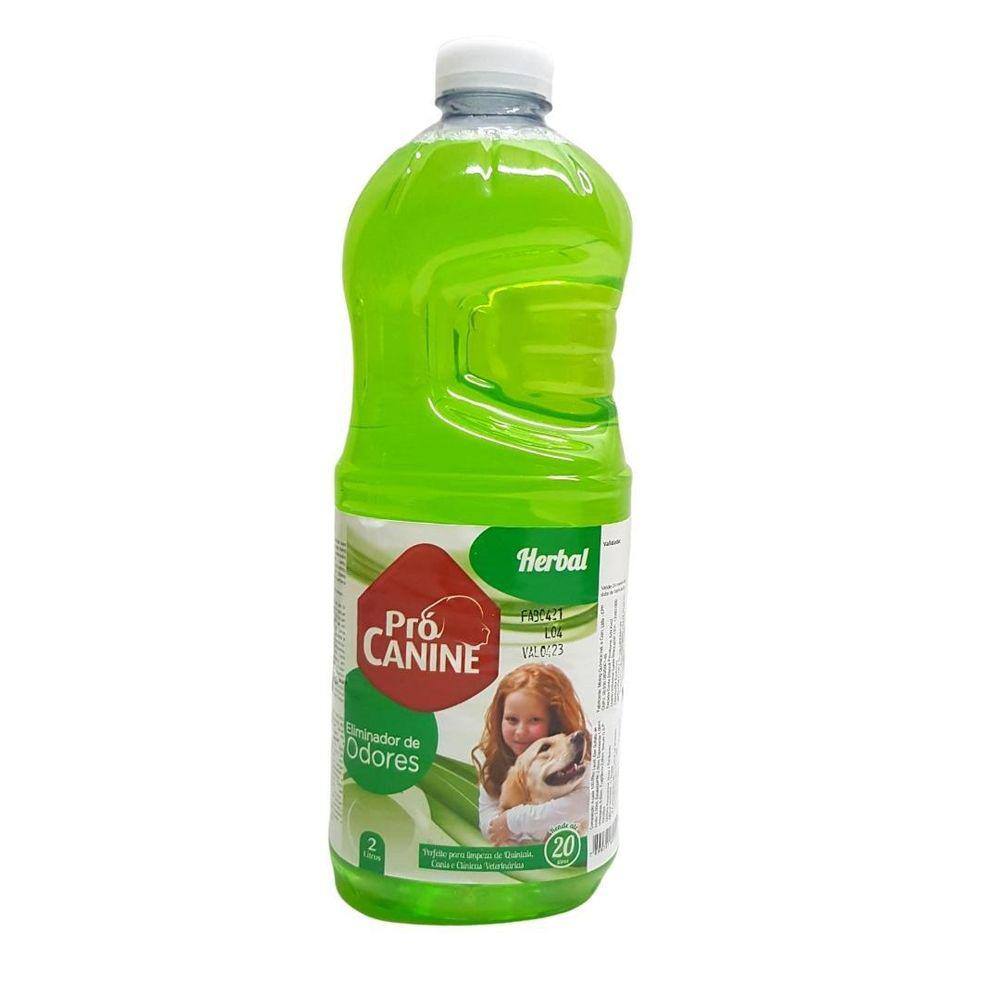Eliminador De Odor 2L Herbal Pró Canine