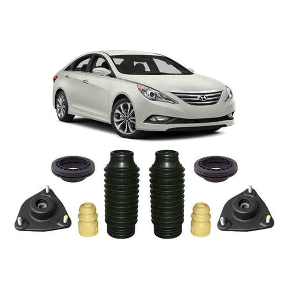 2 Kit Coxim Batente Dianteiro Hyundai Sonata 2013 2014 2015