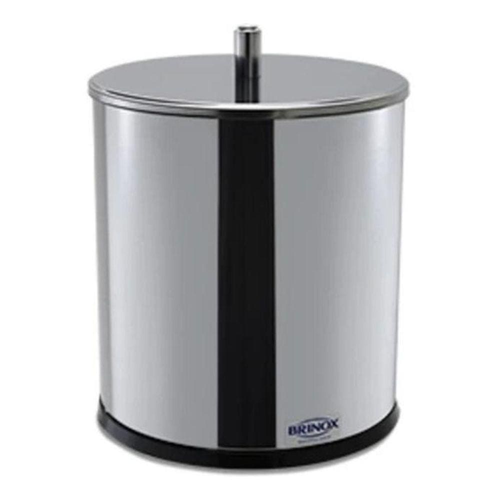 Lixeira De Banheiro - Inox - 3, 2 Litros - Brinox - Prateado