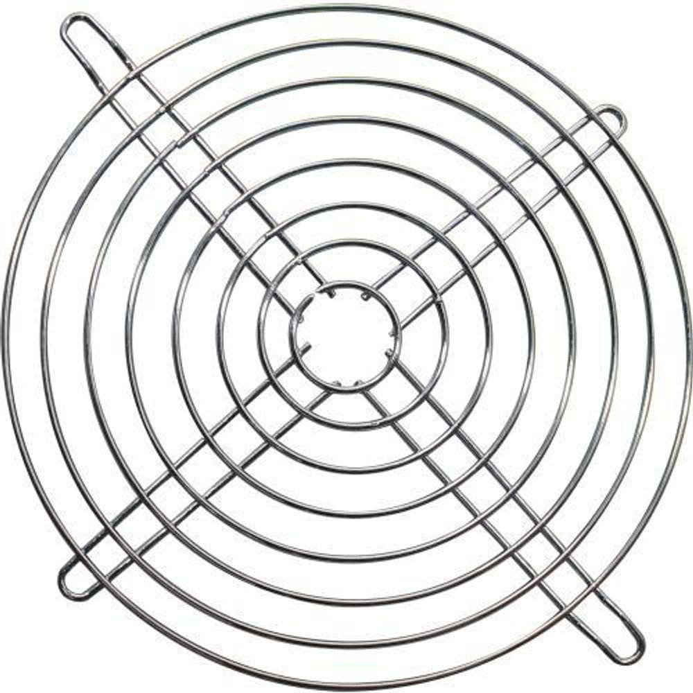 Grade Metálica p/ Ventiladores 180mm em Aço Cromado
