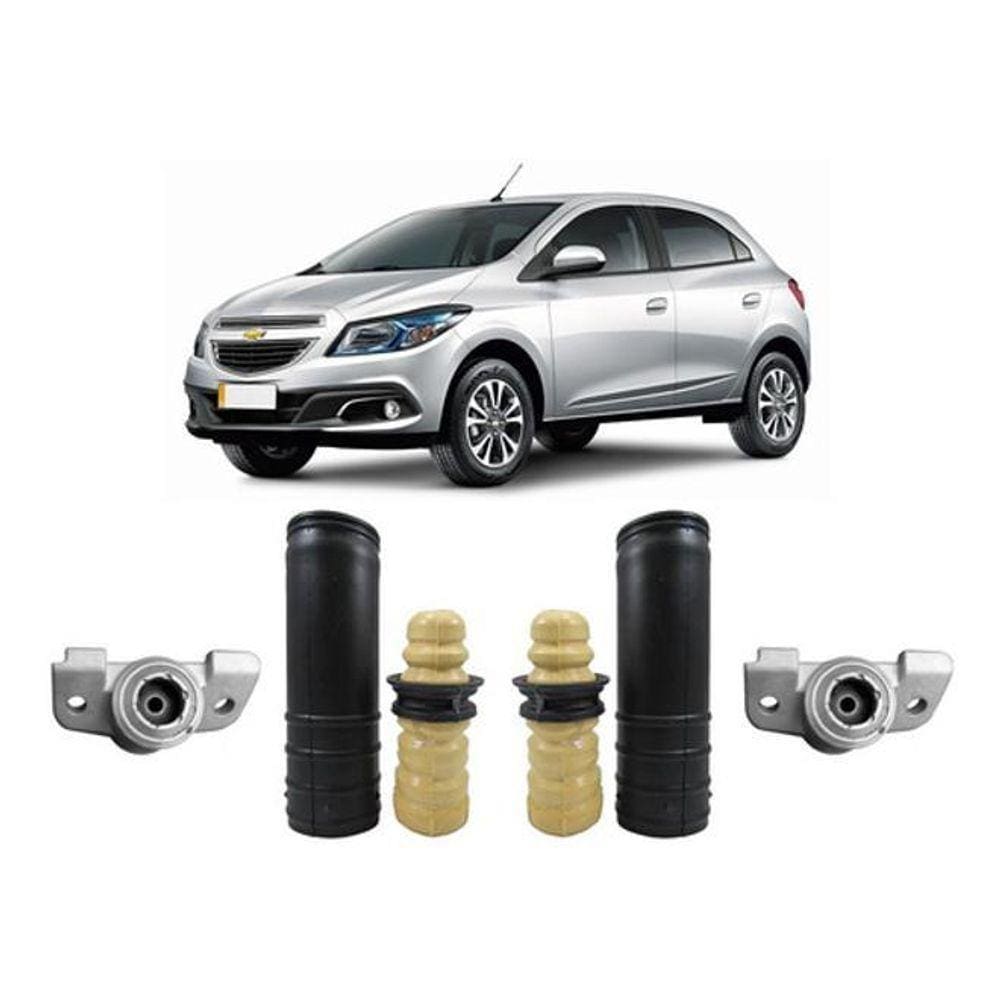 Par Kit Coxim Da Suspensão Traseiro Gm Onix 2017 2018 2019