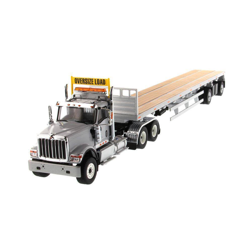 Miniatura 1/50 Caminhão Plataforma HX520 Flat Bed Detalhado