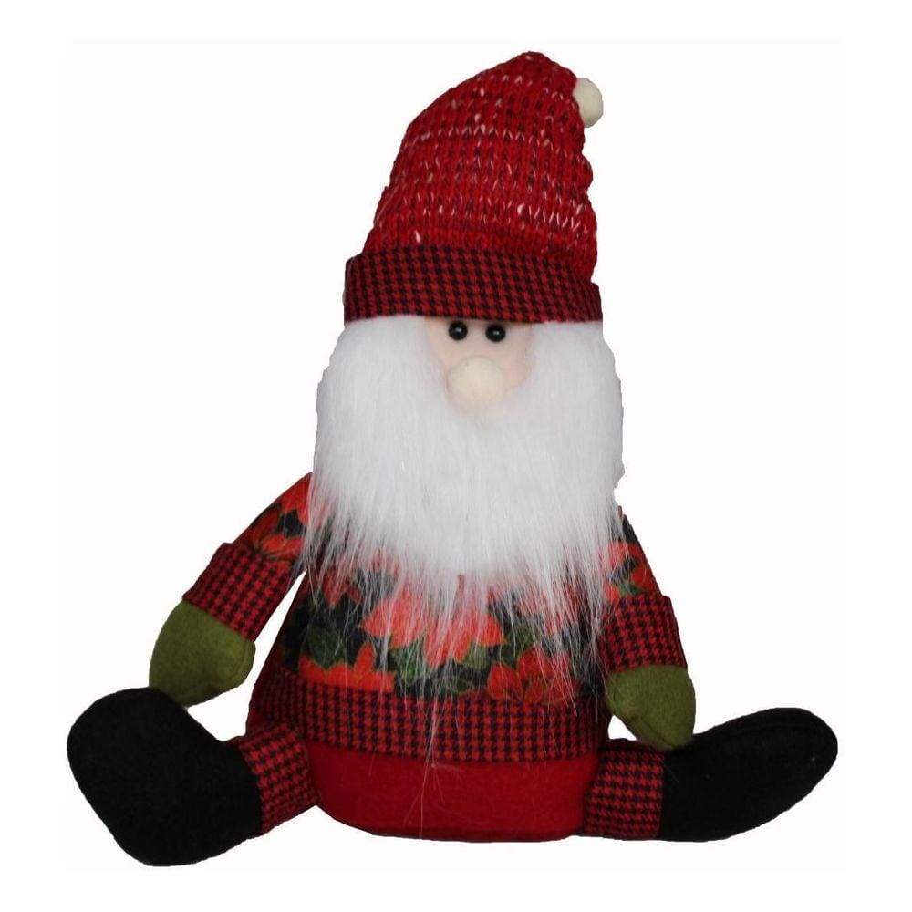 Enfeite Decorativo Natal Boneco Pelúcia Natalino Papai Noel