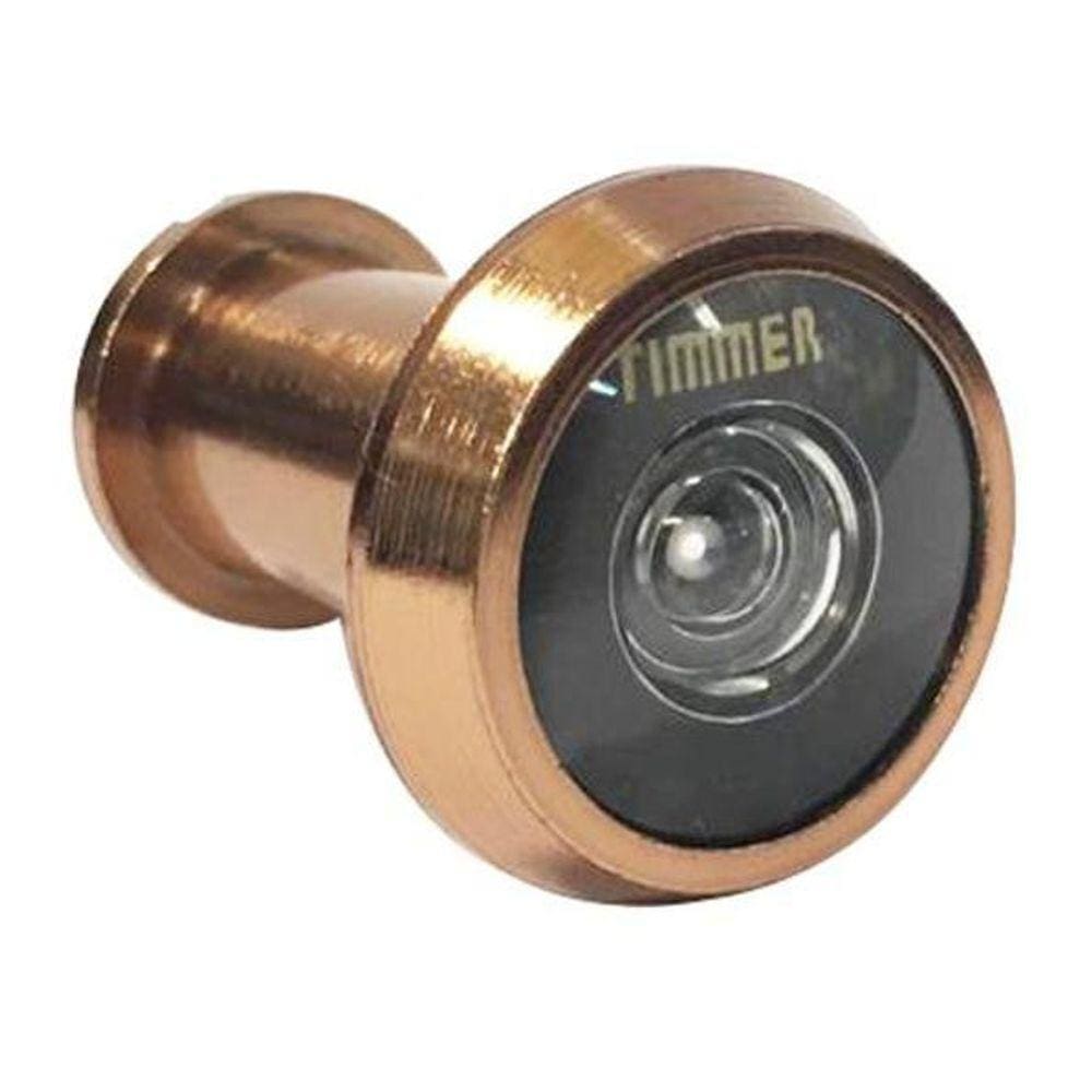 Visor Olho Mágico Timmer Curto Cobre Brilhante 200º - 77796