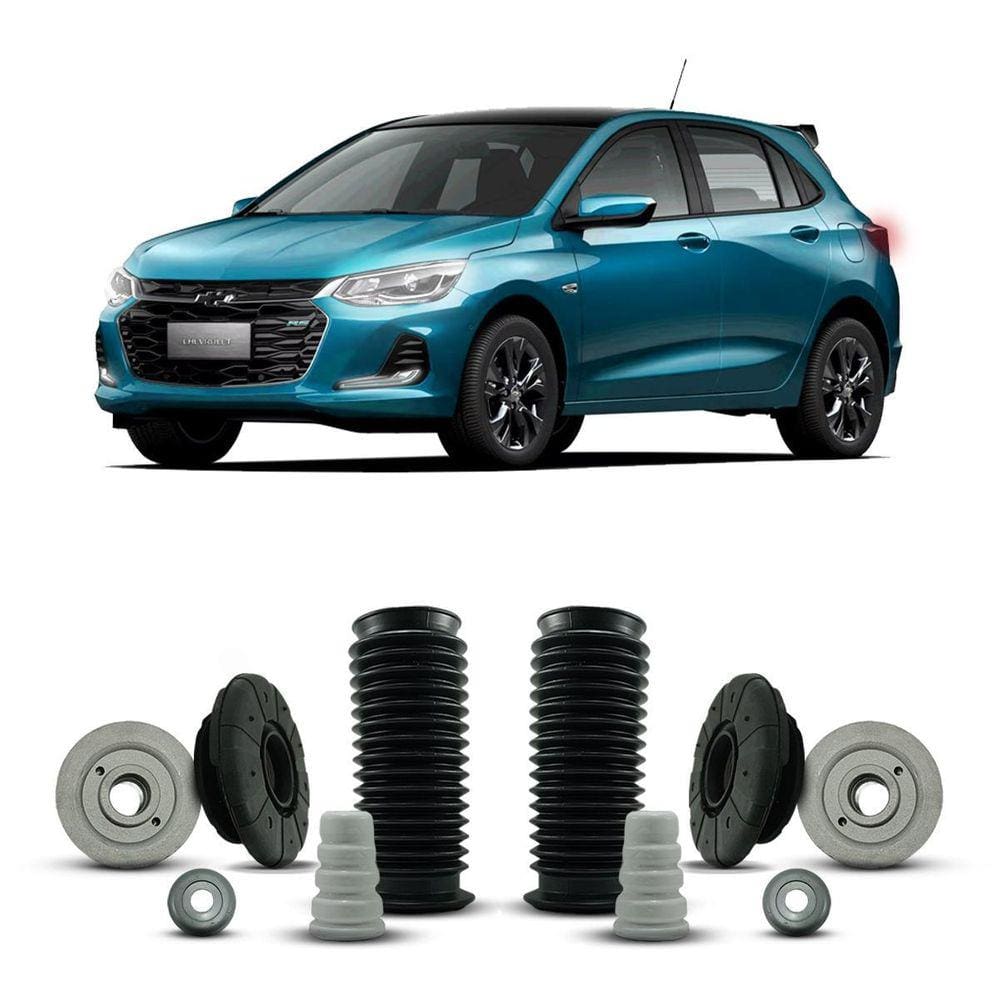Par Kit Batente Suporte Dianteiro Onix Rs Turbo 2019 A 2023