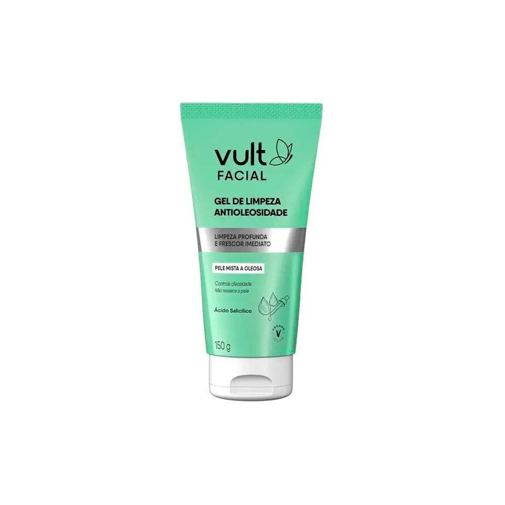 Vult Gel De Limpeza Facial Antioleosidade 150G