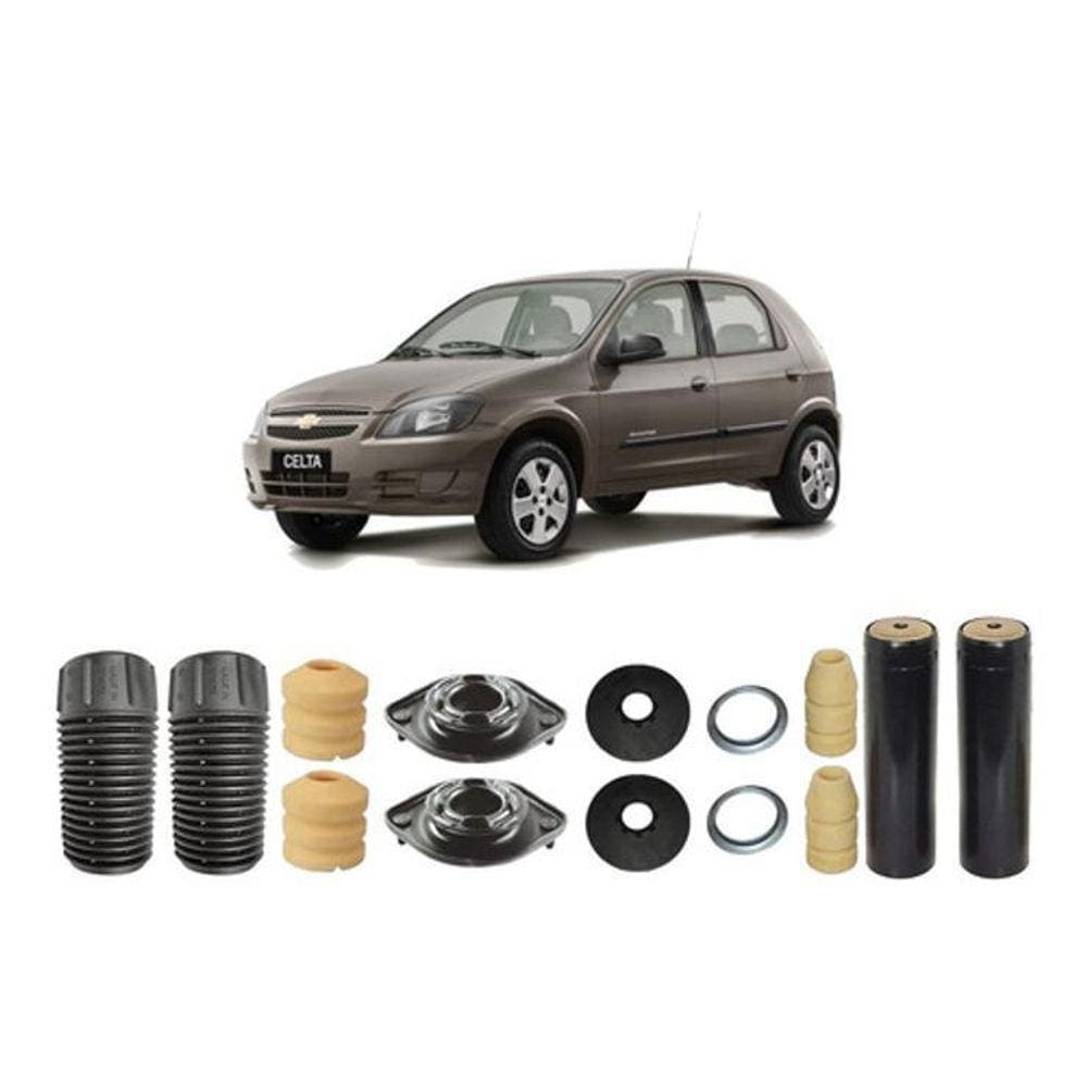 4 Kit Amortecedor Dianteiro Traseiro Gm Celta 2008 2009 12