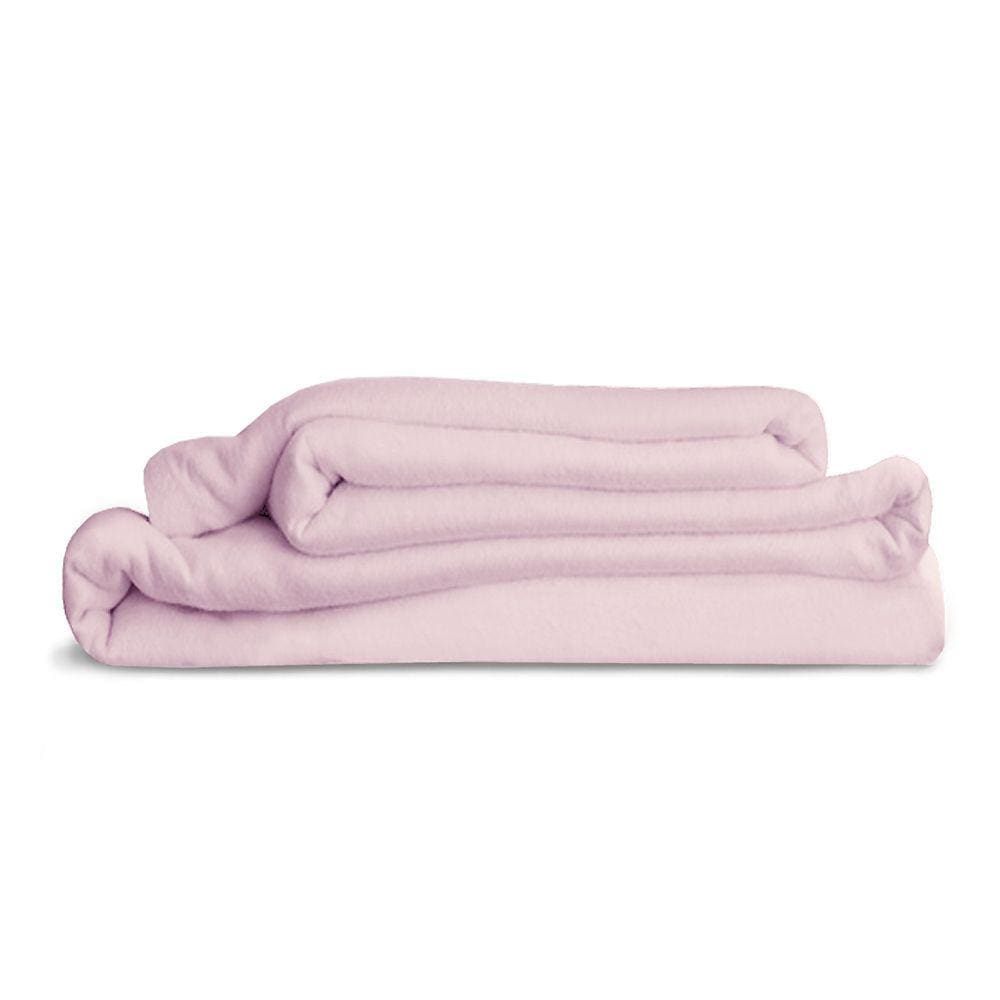 Lençol Queen Avulso 100% Algodão Flanela Tognato Rosa