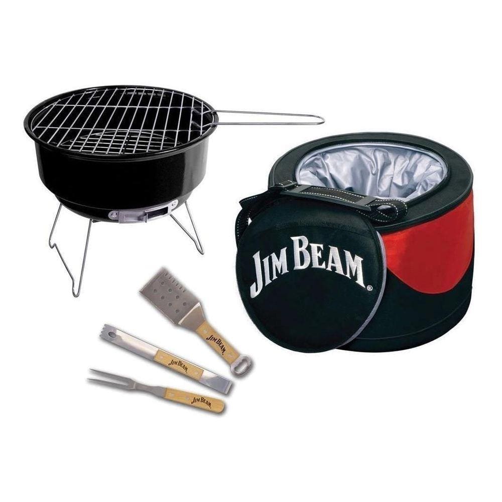 Churrasqueira Portátil Cooler Grill E Utensilios - Jim Beam
