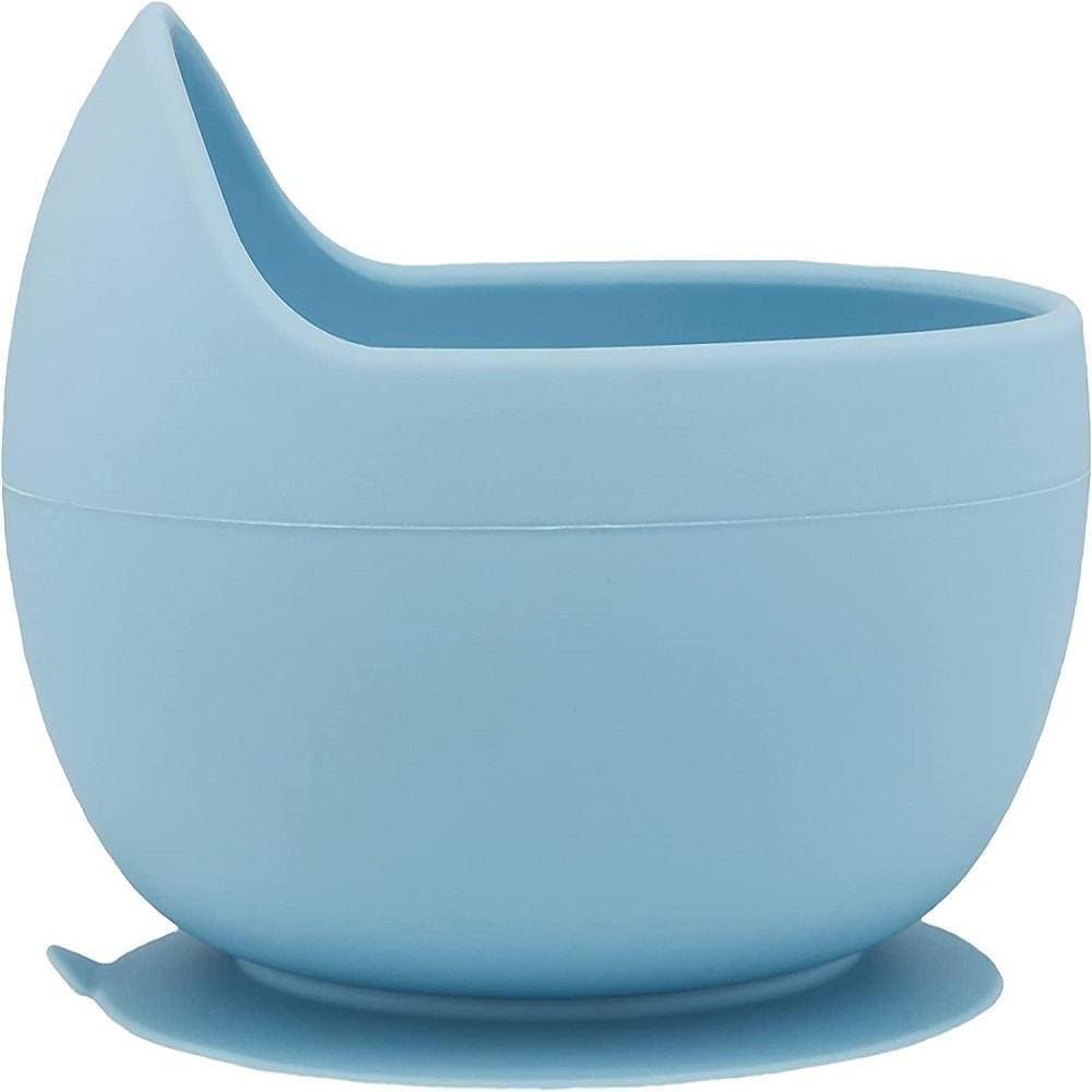 Bowl Em Silicone Com Ventosa Azul - Buba