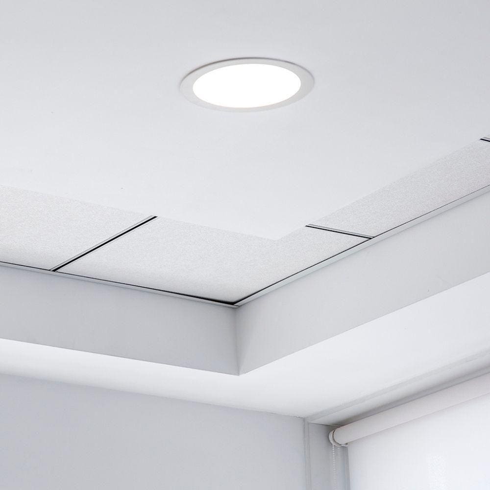 Painel Led 12w Redondo Embutir - Taschibra 6500k (branca)