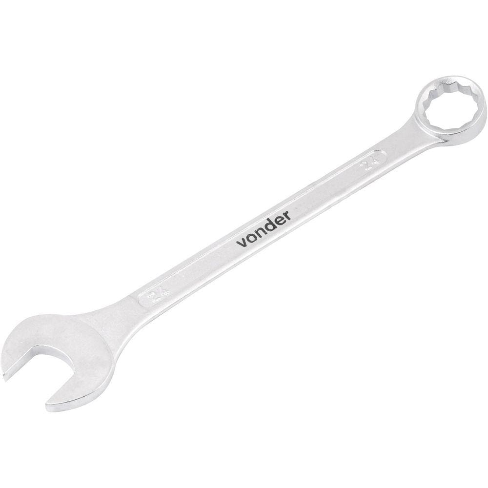 Chave Combinada 24MM Cromo Vanadio Reta - Vonder