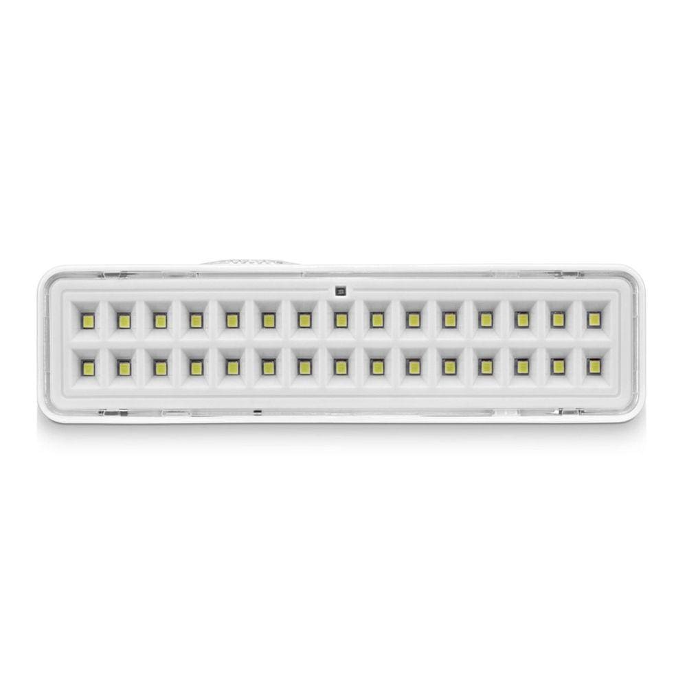 Luminaria de Emergencia 30 Leds 2W Branca - Elgin