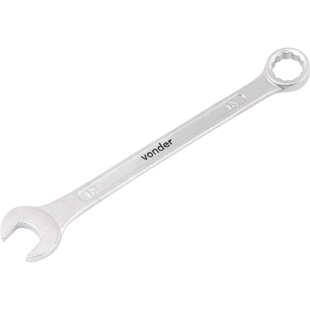 Chave Combinada 13MM Cromo Vanadio Reta - Vonder