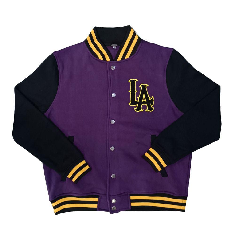 Jaqueta College Moletom Masculina M10 Hoop LA