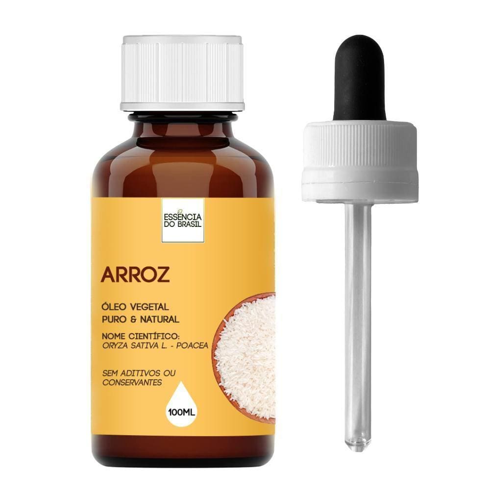 Óleo Vegetal Arroz 100Ml - Aromaterapia Natural E Puro