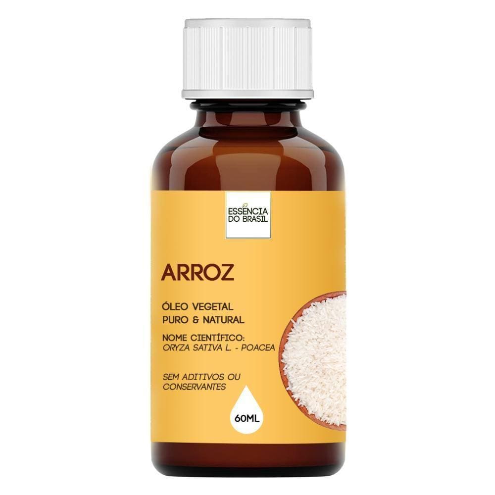 Óleo Vegetal Arroz 60Ml - Aromaterapia Natural E Puro