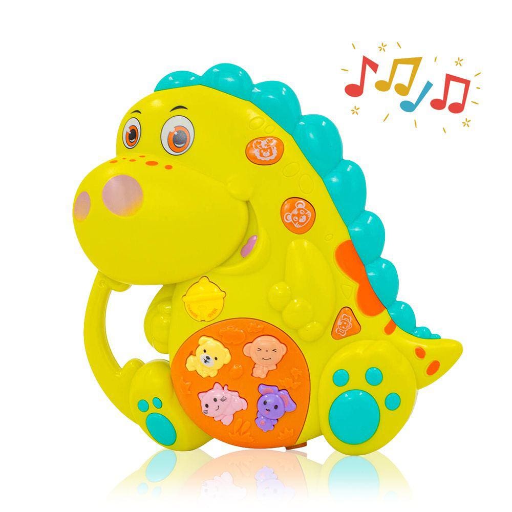 Teclado Piano Musical Bebê Brinquedo Som Dinossauro