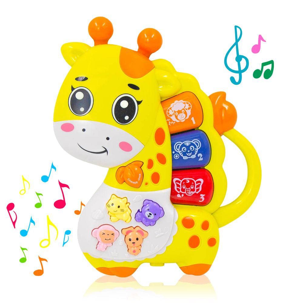 Teclado Piano Musical Bebê - Brinquedo - Som Girafa