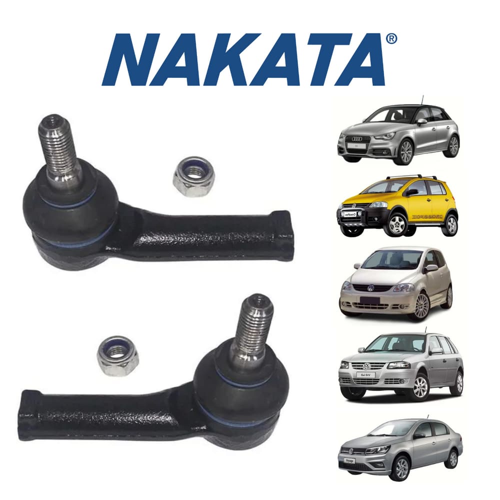 Terminal Dianteiro Direção Esquerdo+Direito Nakata Volkswagen Crossfox 2005 A 2018