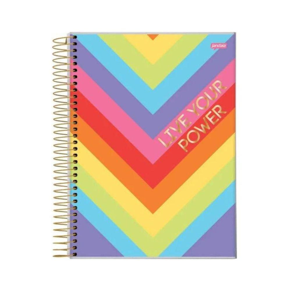Caderno Espiral Pride Capa Dura 1 Materia 80 Folhas