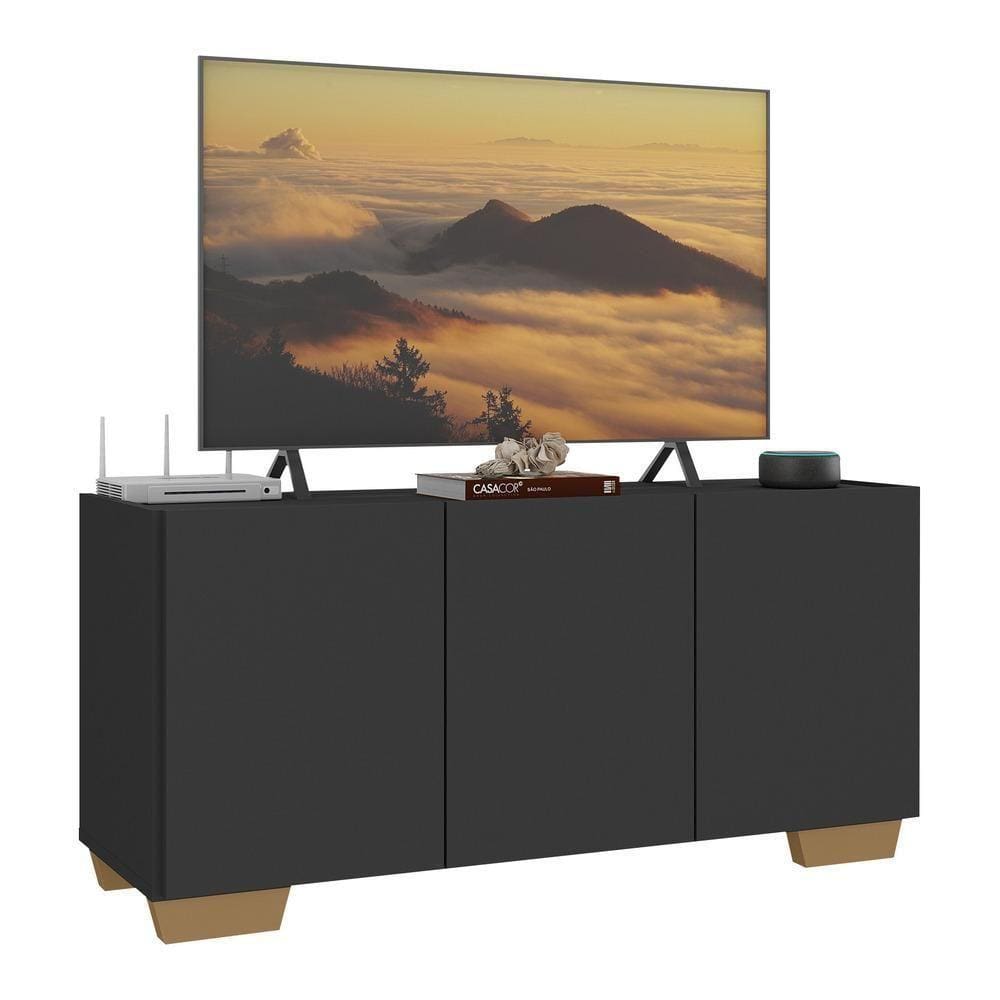 Rack Para Tv Até 32 Polegadas Com Mp1068 Preto natural