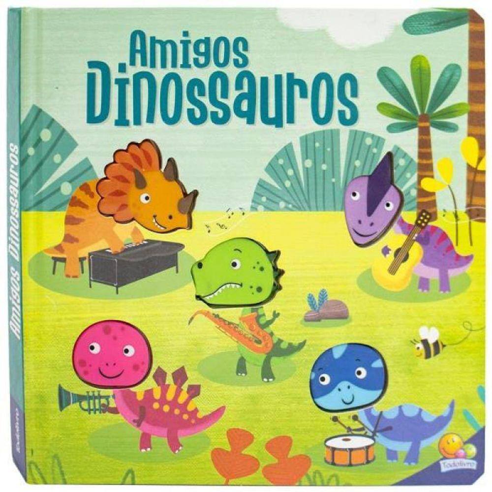 Amigos Barulhentos - Livro Sonoro: Amigos Dinossauros