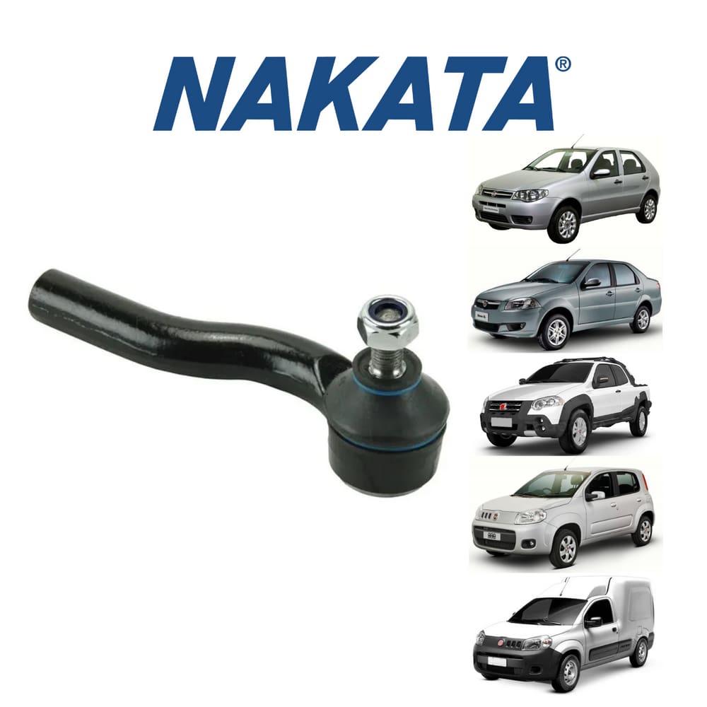 Terminal Direção Dianteiro Esquerdo Fiat Strada 2010 A 2018 Nakata