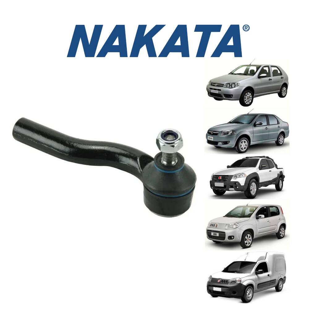 Terminal Direção Dianteiro Esquerdo Fiat Palio 2010 A 2017 Nakata