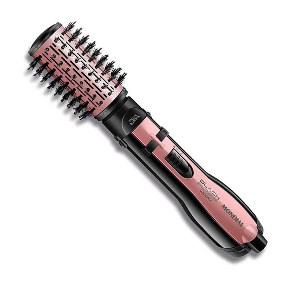 Escova Rotativa Er-10 1200W 5 Em 1 Rose/Preto 220V Mondial