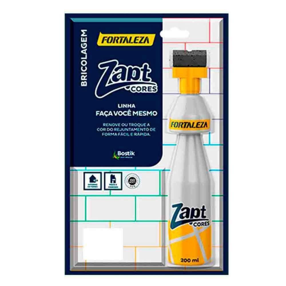 Kit Tinta para Rejunte 200ml Branco Zapt