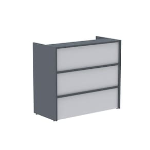Balcão para Atendimento BCAT1200P25 Grafito/Branco