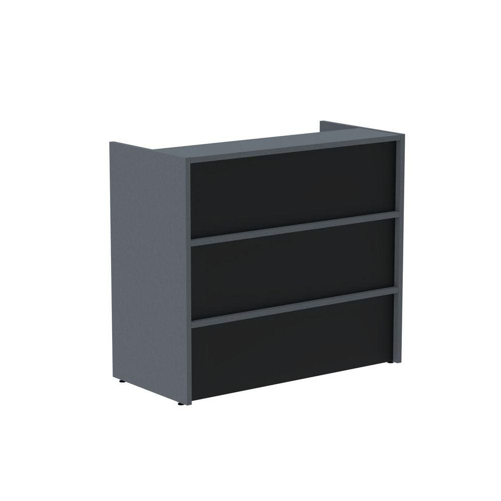 Balcão para Atendimento BCAT1200P25 Grafito/Preto