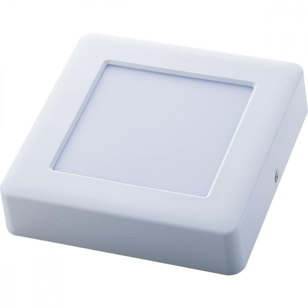 Plafon Led Quadrado De Sobrepor 1000 Lm 12W Bivolt 4000