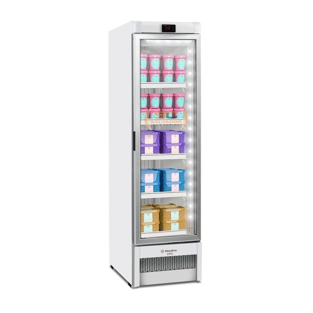 Freezer Vertical Porta De Vidro Para Sorvetes E Congelados | Extra