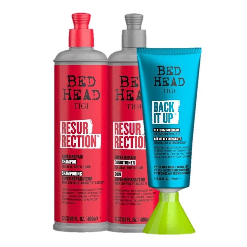 Kit TIGI Bed Head Resurrection Back It Up Home Care (3 Produtos)
